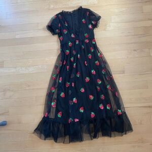 Strawberry Sequin Dress size M